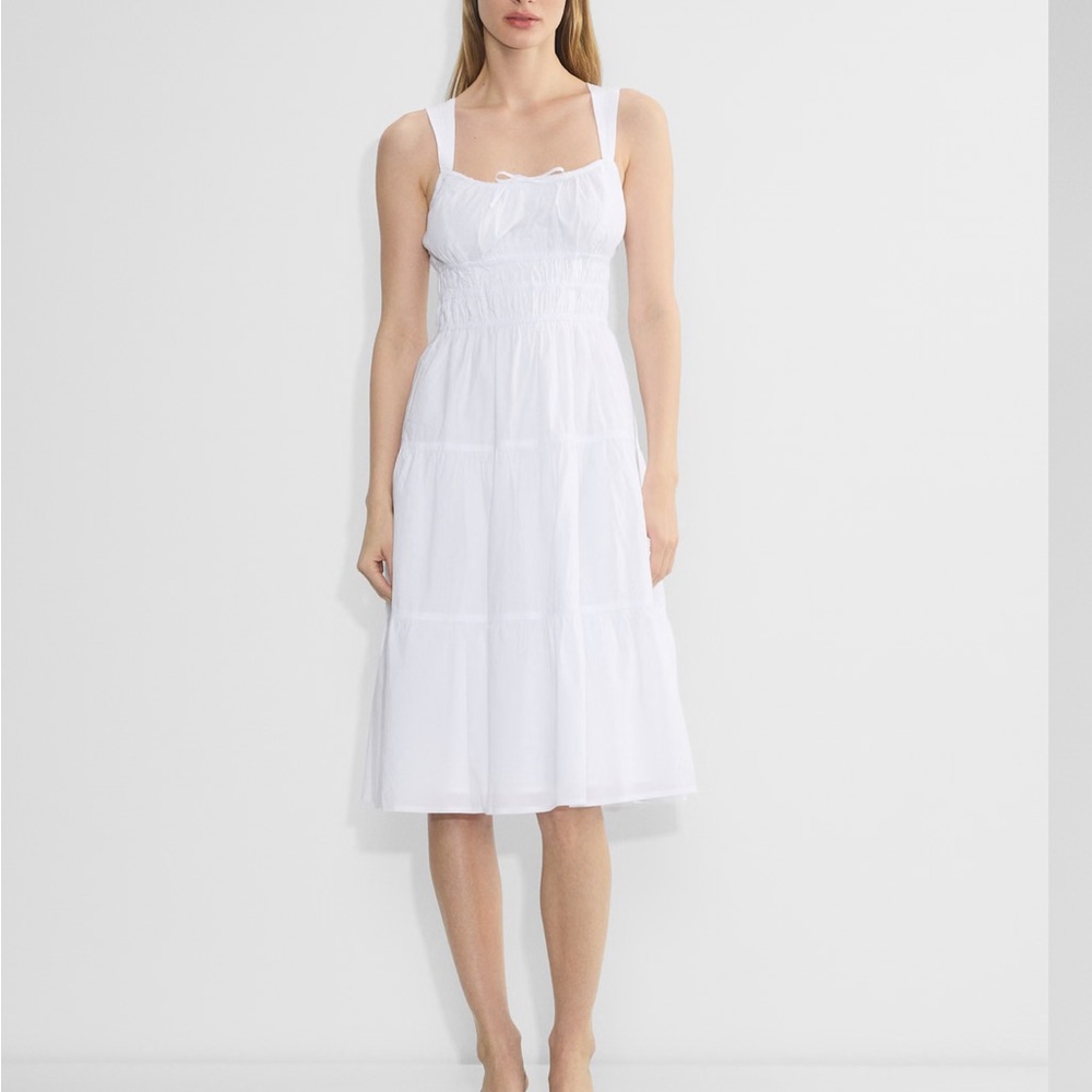 Aritzia Sunday Best Martine poplin midi dress
